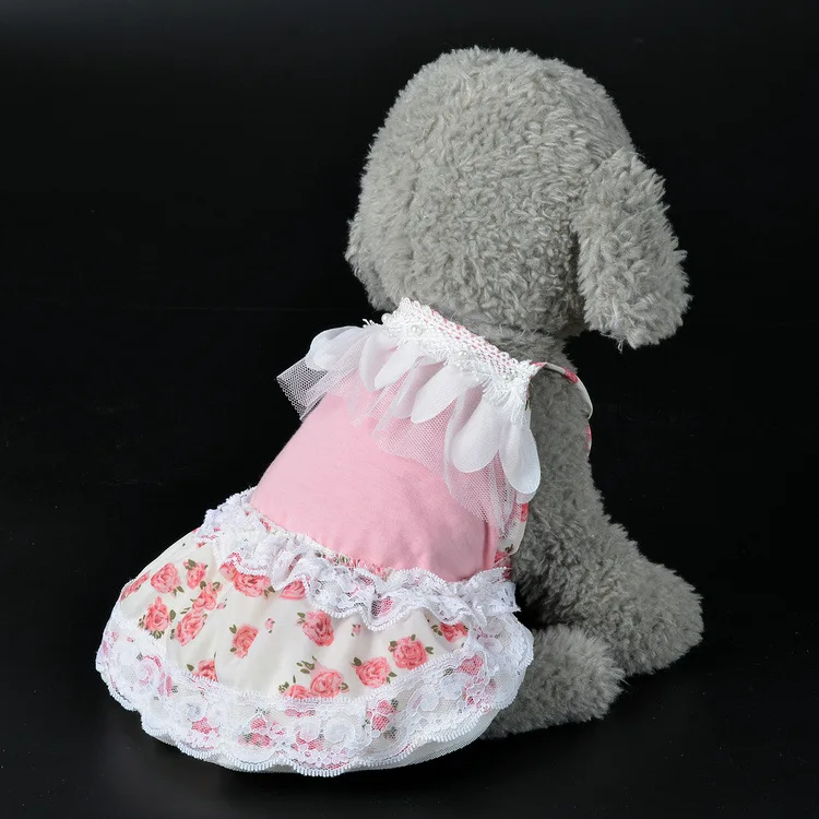 Chiffon Dog Dress Summer Pet Clothes Skirt Elegant Floral Dresses for Small Dogs Skirts Luxury Princess Dog Clothes 25
Chiffon Dog Dress Summer Pet Clothes Skirt Elegant Floral Dresses for Small Dogs Skirts Luxury Princess Dog Clothes 25