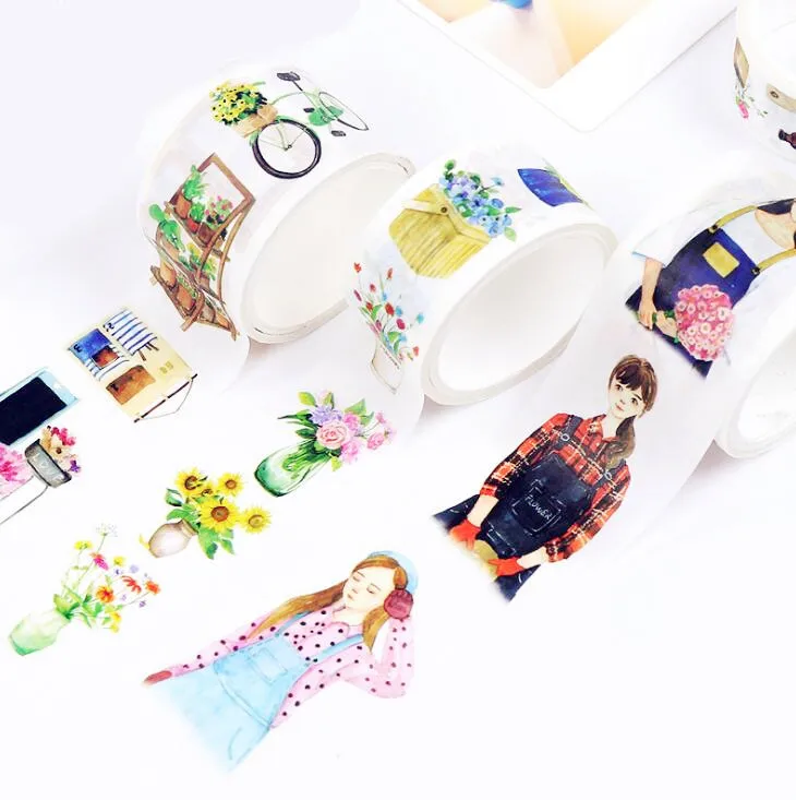 5M Roll Student Cactus Washi Tape Scrap booking Tools Cute Self-Adhesive Decorative Masking Tape School Office Stationery
5M Roll Student Cactus Washi Tape Scrap booking Tools Cute Self-Adhesive Decorative Masking Tape School Office Stationery