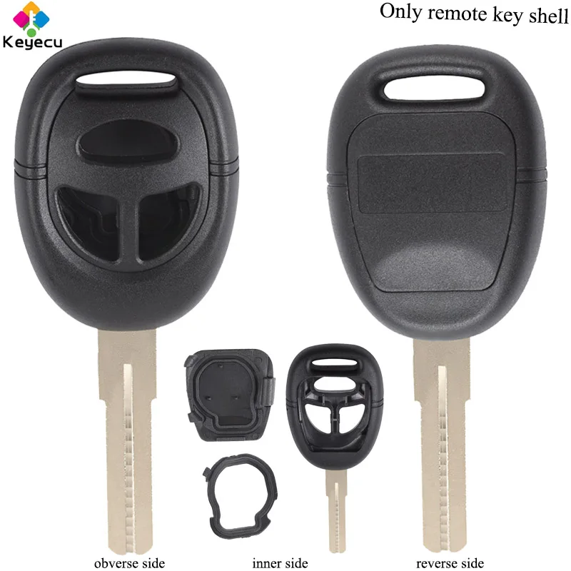 KEYECU Replacement Remote Car Key Shell Case - 3 Buttons & Uncut Blade - FOB for SAAB 9-5 9-3 - Only Key Shell With Uncut Blade
KEYECU Replacement Remote Car Key Shell Case - 3 Buttons & Uncut Blade - FOB for SAAB 9-5 9-3 - Only Key Shell With Uncut Blade