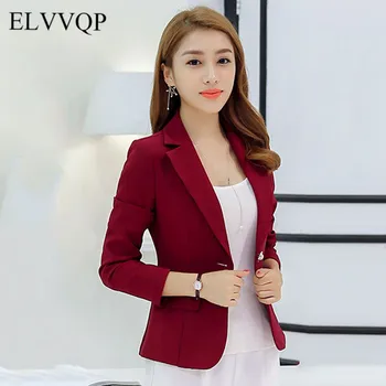 Vintage Women Blazers and Jackets Plus Size Korean Casual Long Sleeve Blaser Blazer Feminino Mujer Elegante 2018 Spring Outwear
Vintage Women Blazers and Jackets Plus Size Korean Casual Long Sleeve Blaser Blazer Feminino Mujer Elegante 2018 Spring Outwear