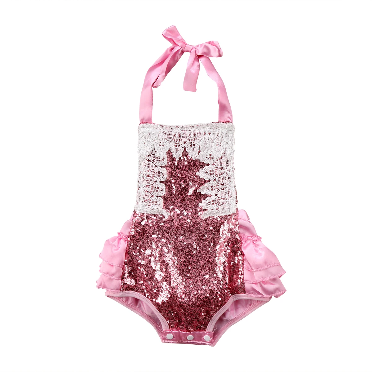 Newborn Baby Kids Girls Sleeveless Bodysuits Jumpsuit Lace Sequins Outfits Sunsuit Clothes Size 0-24M
Newborn Baby Kids Girls Sleeveless Bodysuits Jumpsuit Lace Sequins Outfits Sunsuit Clothes Size 0-24M