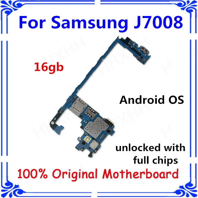 Original Android plate Unlocked for Samsung Galaxy J7 J7008 motherboard 16gb J7008 Panel with full chip J7008 card/fee J7008 MB
Original Android plate Unlocked for Samsung Galaxy J7 J7008 motherboard 16gb J7008 Panel with full chip J7008 card/fee J7008 MB