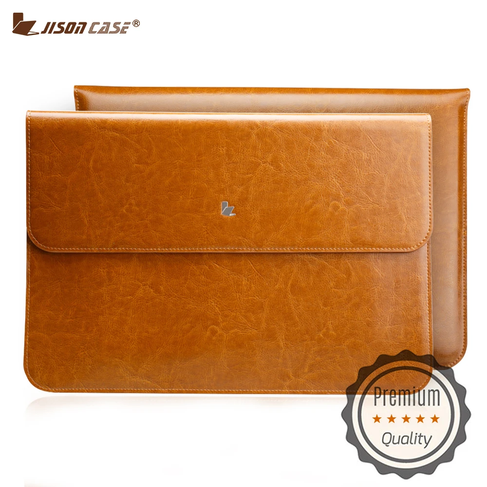Jisoncase ноутбук лайнер рукав сумка для MacBook Air 11.6 кожаный чехол сумки ноутбука Macbook 11