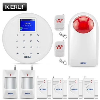 KERUI G17 Wireless GSM SMS Burglar Alarm System IOS Android APP Remote Control Home Water leakage Security Protection Kit Alarm
KERUI G17 Wireless GSM SMS Burglar Alarm System IOS Android APP Remote Control Home Water leakage Security Protection Kit Alarm