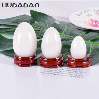 Natural White Jade Yoni Eggs Undrilled Ben Wa Ball Crystal Mineral Kegel Exercise 3Pcs Wooden Base Muscle Plevic Floor Vaginal
Natural White Jade Yoni Eggs Undrilled Ben Wa Ball Crystal Mineral Kegel Exercise 3Pcs Wooden Base Muscle Plevic Floor Vaginal