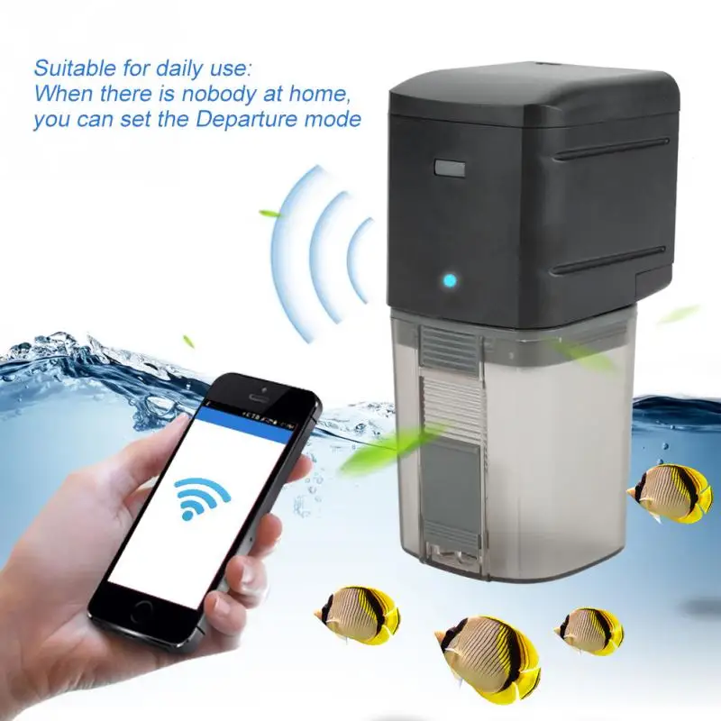 Automatic Feeding Device WiFi Wireless Remote Intelligent Control Fish Tank Feeding Machine Aquarium Feeder
Automatic Feeding Device WiFi Wireless Remote Intelligent Control Fish Tank Feeding Machine Aquarium Feeder