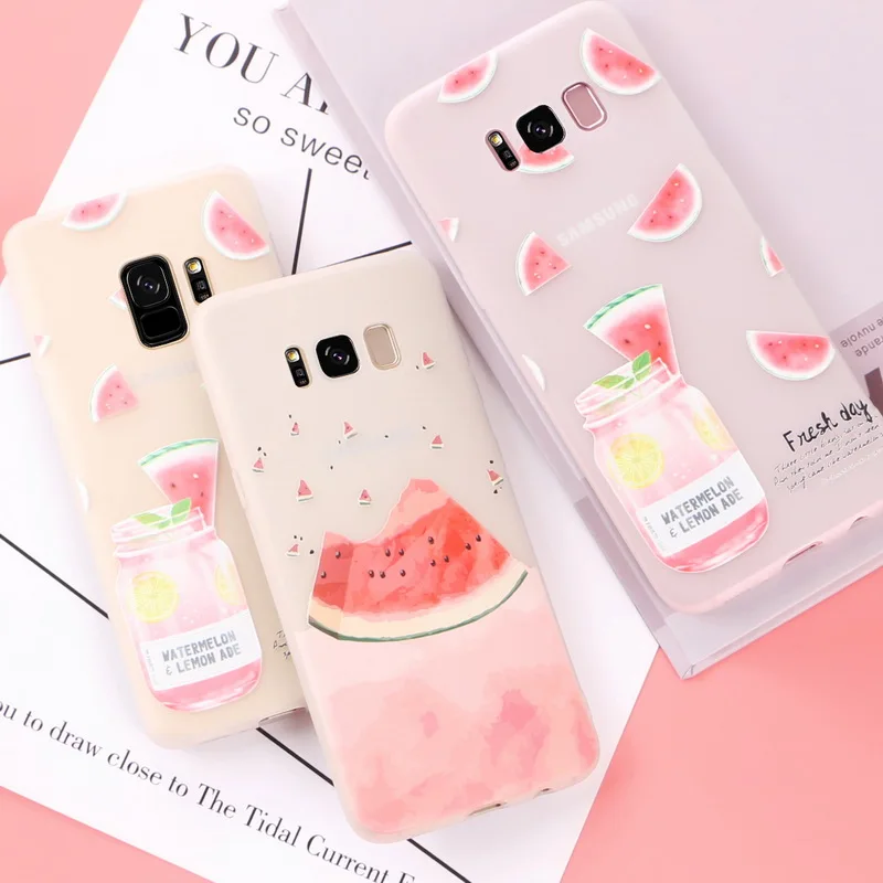 NOWAL Watermelon Pattern Cases For Samsung Galaxy Note 9 8 Summer Fruit Soft Silicon Cover For Samsung S9 S9Plus S8 S8Plus Coque
NOWAL Watermelon Pattern Cases For Samsung Galaxy Note 9 8 Summer Fruit Soft Silicon Cover For Samsung S9 S9Plus S8 S8Plus Coque
