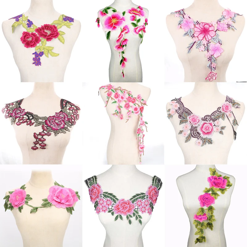 Pink Style Embroidery Flower Lace Neckline Fabric DIY Lace Collar Sewing Craft Neckline Decoration Scrapbooking
Pink Style Embroidery Flower Lace Neckline Fabric DIY Lace Collar Sewing Craft Neckline Decoration Scrapbooking
