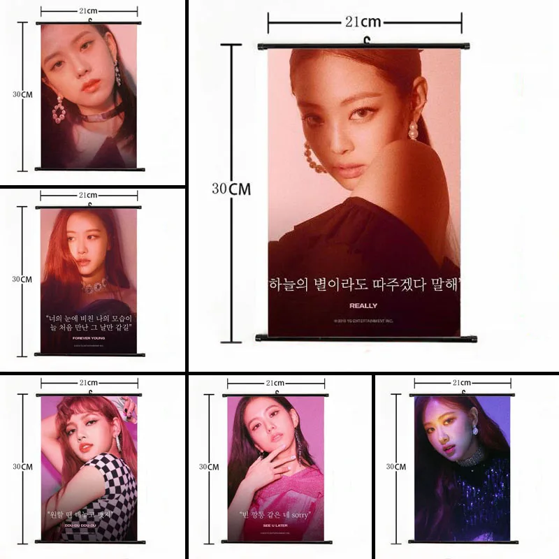 Kpop BTS Blackpink Square Up Album Mini Wall Scroll Poster Jisoo Rose HD Hang up Photo Picture Home Decor
Kpop BTS Blackpink Square Up Album Mini Wall Scroll Poster Jisoo Rose HD Hang up Photo Picture Home Decor