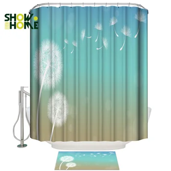 Showhome White Dandelion Bathroom Mat With Shower Curtain 2 Piece Bathroom Set Bathroom Decor Set Waterproof Outside Toilet
Showhome White Dandelion Bathroom Mat With Shower Curtain 2 Piece Bathroom Set Bathroom Decor Set Waterproof Outside Toilet