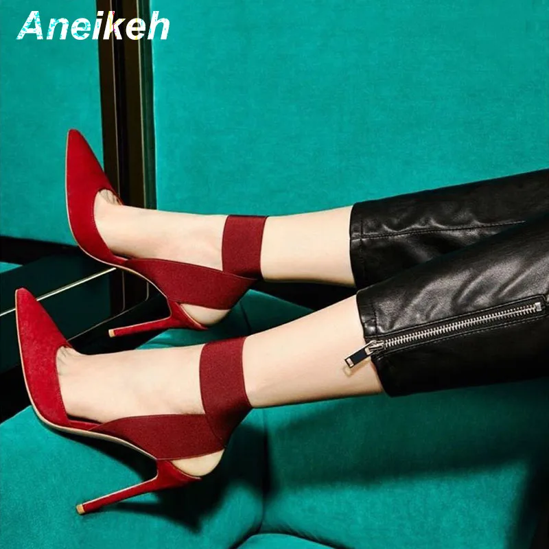 Aneikeh New 2019 Sxey Rome Gladiator Women's Sandals Shoes Pointe Toe Stilettos High Heels Women Red wedding Slip-on Sandals
Aneikeh New 2019 Sxey Rome Gladiator Women's Sandals Shoes Pointe Toe Stilettos High Heels Women Red wedding Slip-on Sandals