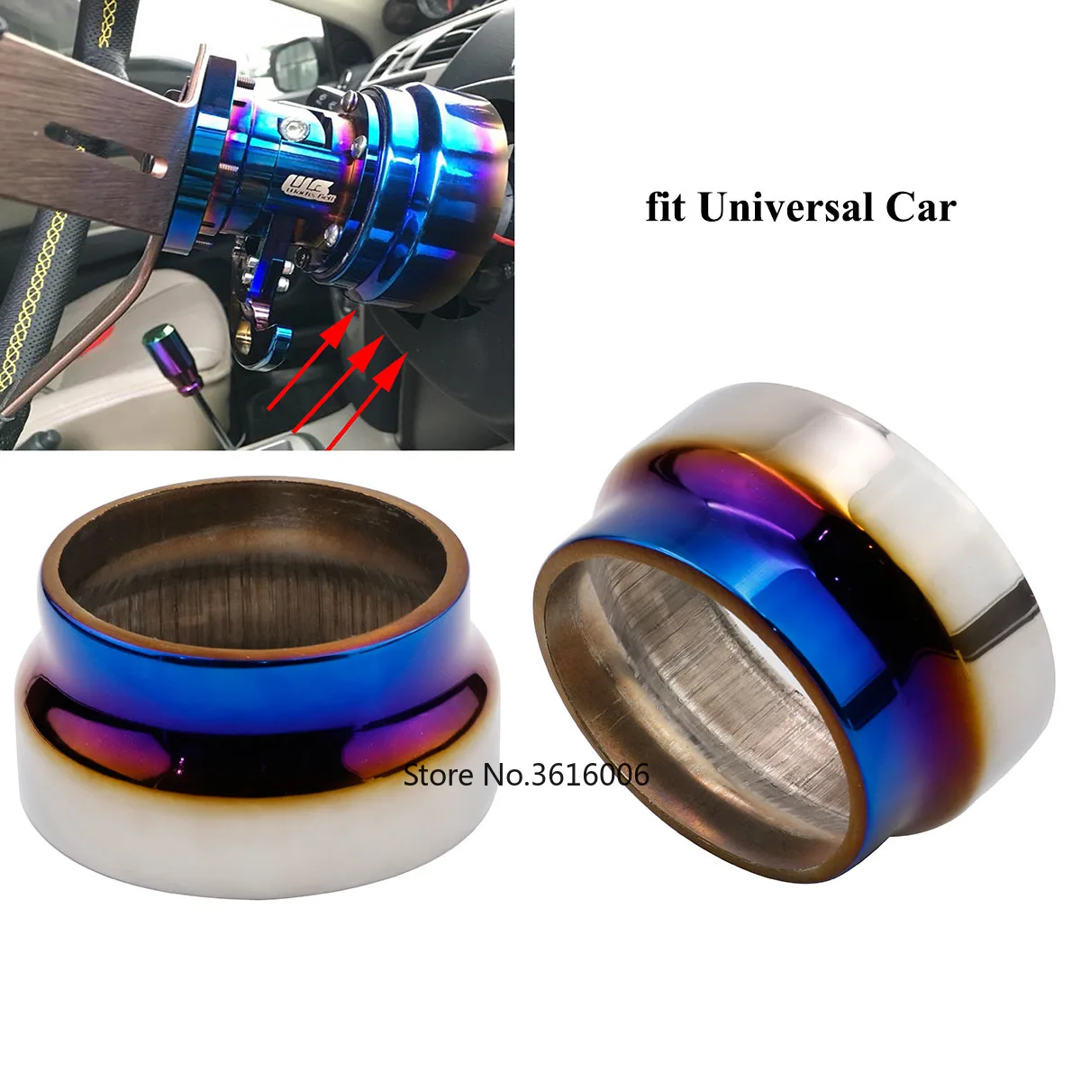Universal Car Burnt Titanium Racing Steering Wheel Quick Release Hub Adapter Cap Boss Kit Cover
Universal Car Burnt Titanium Racing Steering Wheel Quick Release Hub Adapter Cap Boss Kit Cover