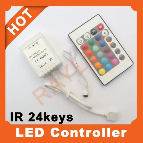 Free shipping! 2-year warranty,100pcs/lot,24-key Infrared led RGB strip controller remote
Free shipping! 2-year warranty,100pcs/lot,24-key Infrared led RGB strip controller remote