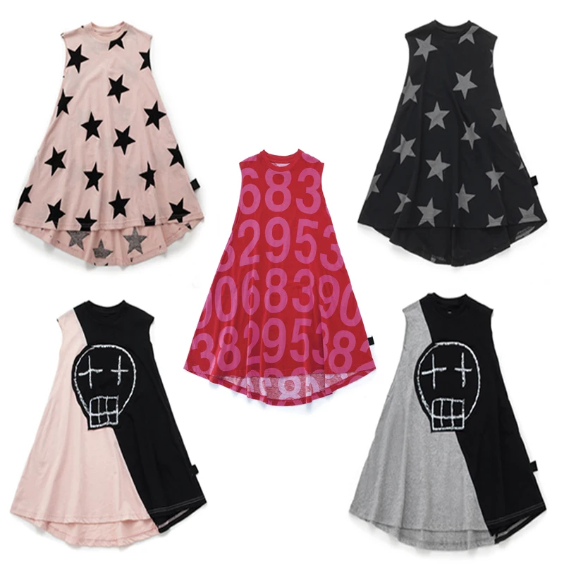 Kids Dresses 2019 Summer Short Sleeve Girls Dress Star Skull Print Baby Princess Dress For Girl Children Clothes Vestidos Brand
Kids Dresses 2019 Summer Short Sleeve Girls Dress Star Skull Print Baby Princess Dress For Girl Children Clothes Vestidos Brand