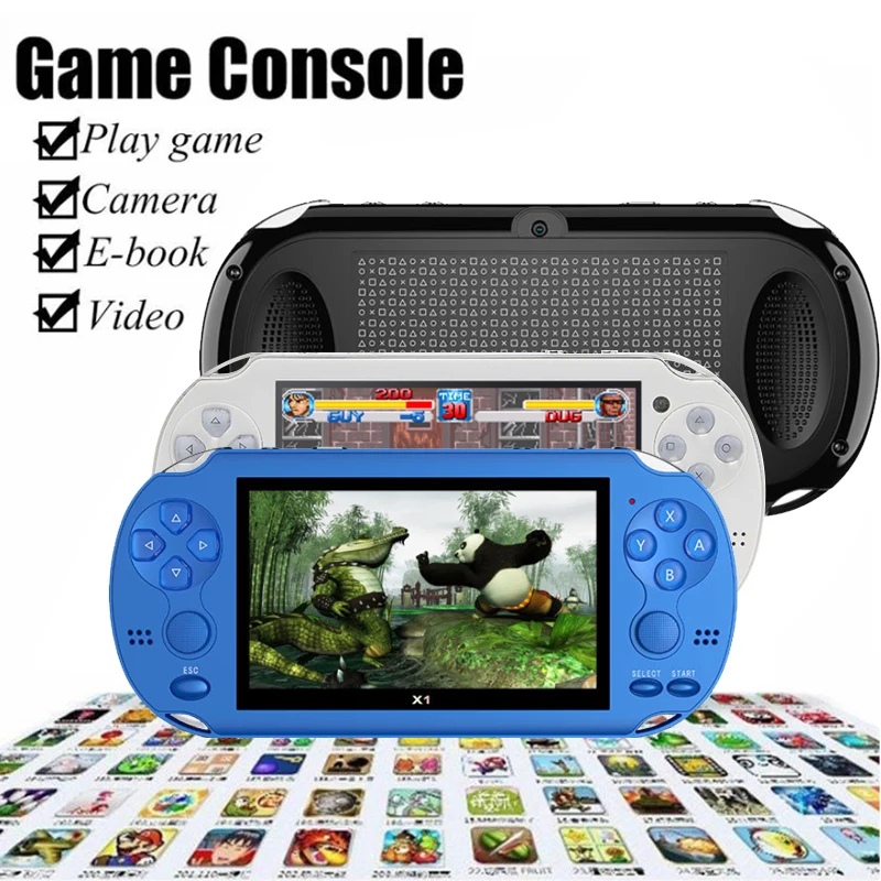 4.3 inch Colorful Screen Portable Gamepad Handheld Game Player Console 4GB Memory Built in 300 Games For PSP Games 32 Bit 8 Bit
4.3 inch Colorful Screen Portable Gamepad Handheld Game Player Console 4GB Memory Built in 300 Games For PSP Games 32 Bit 8 Bit