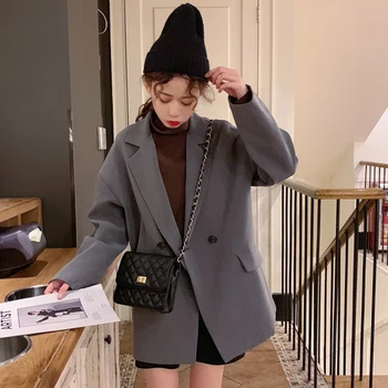 Korean Style Oversize Women Blazers and Jackets Casual Blazer Mujer Blazer Femme
Korean Style Oversize Women Blazers and Jackets Casual Blazer Mujer Blazer Femme