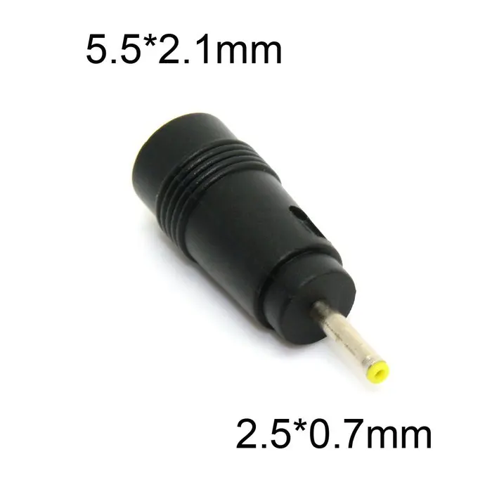 DC 5.5 * 2.1mm Female 5.5 2.1 mm to 2.5 * 0.7mm 2.5 0.7 mm plug AC DC Power Plug Connector Adapter
DC 5.5 * 2.1mm Female 5.5 2.1 mm to 2.5 * 0.7mm 2.5 0.7 mm plug AC DC Power Plug Connector Adapter