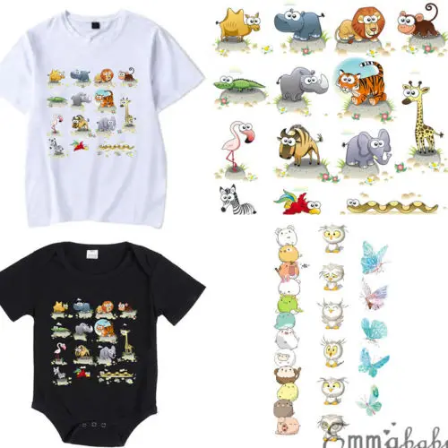 DIY Appliques Forest Animals Patch Iron On T-shirt Dress Heat Transfer Sticker Patches Badges Clothing Washable Heat Transfer
DIY Appliques Forest Animals Patch Iron On T-shirt Dress Heat Transfer Sticker Patches Badges Clothing Washable Heat Transfer