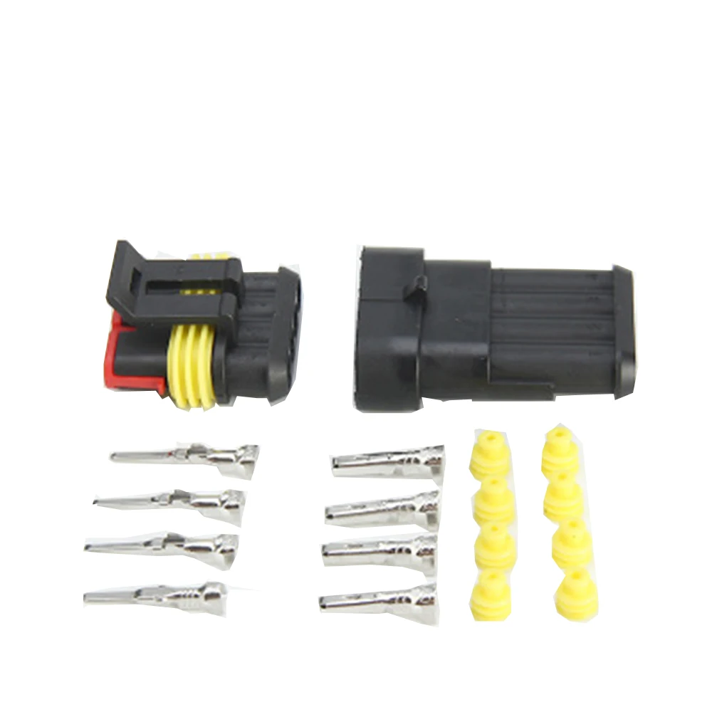 4 Pin Way AMP Female Male Super Seal Waterproof Electrical Wire Connector Plug For Car Auto
4 Pin Way AMP Female Male Super Seal Waterproof Electrical Wire Connector Plug For Car Auto