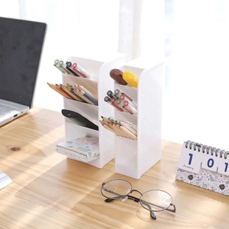 Four-Gird Home Office Storage Box Small and Portable for Desktop Stationery Box Pen Holder and Cosmetic Organizer 1piece
Four-Gird Home Office Storage Box Small and Portable for Desktop Stationery Box Pen Holder and Cosmetic Organizer 1piece