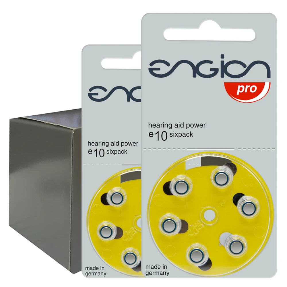 10 card (60pcs) Original Zinc Air 1.4V Battery for BTE cofe Hearing aids. 10/A10/PR70 ENGION Performance Hearing Aid Batteries
10 card (60pcs) Original Zinc Air 1.4V Battery for BTE cofe Hearing aids. 10/A10/PR70 ENGION Performance Hearing Aid Batteries