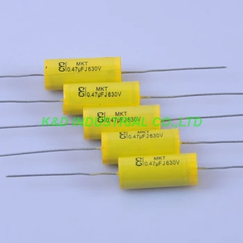 10pcs Vintage Radio Tubular MKT Poly Capacitor Axial 0.47uf 474 630V 
10pcs Vintage Radio Tubular MKT Poly Capacitor Axial 0.47uf 474 630V