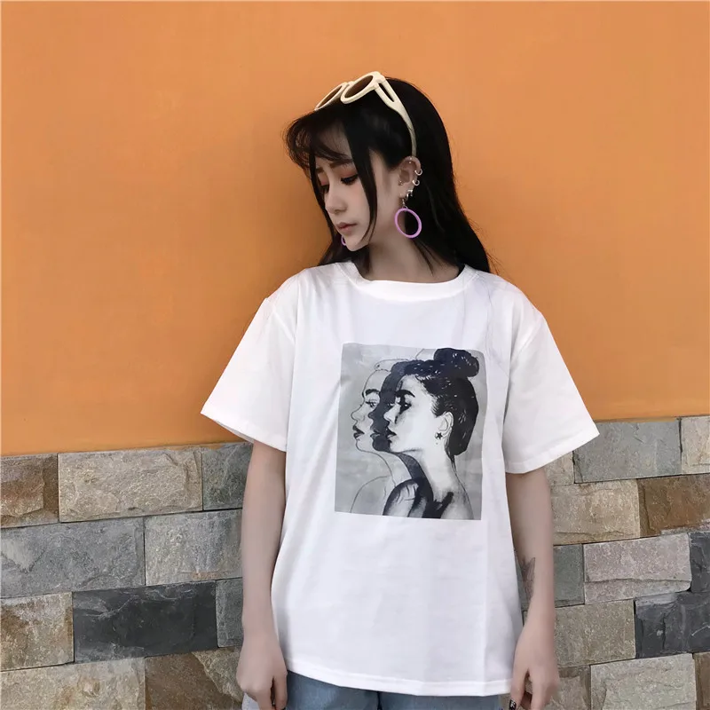 New Fashion T shirt Harajuku Woman Spring Summer Girls Print Short Sleeve O Neck Women Top Slim Fit Soft Women Casual Tshirt
New Fashion T shirt Harajuku Woman Spring Summer Girls Print Short Sleeve O Neck Women Top Slim Fit Soft Women Casual Tshirt