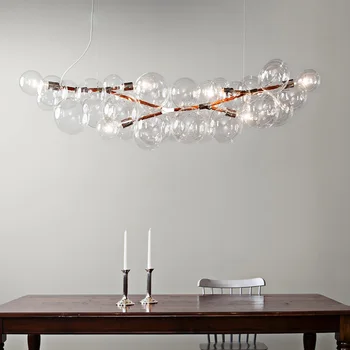 American Pelle Clear Glass Globes E27 Led Chandelier Lamparas Fixtures Nordic Minimalism Lustre Pendant Chandelier Lighting
American Pelle Clear Glass Globes E27 Led Chandelier Lamparas Fixtures Nordic Minimalism Lustre Pendant Chandelier Lighting