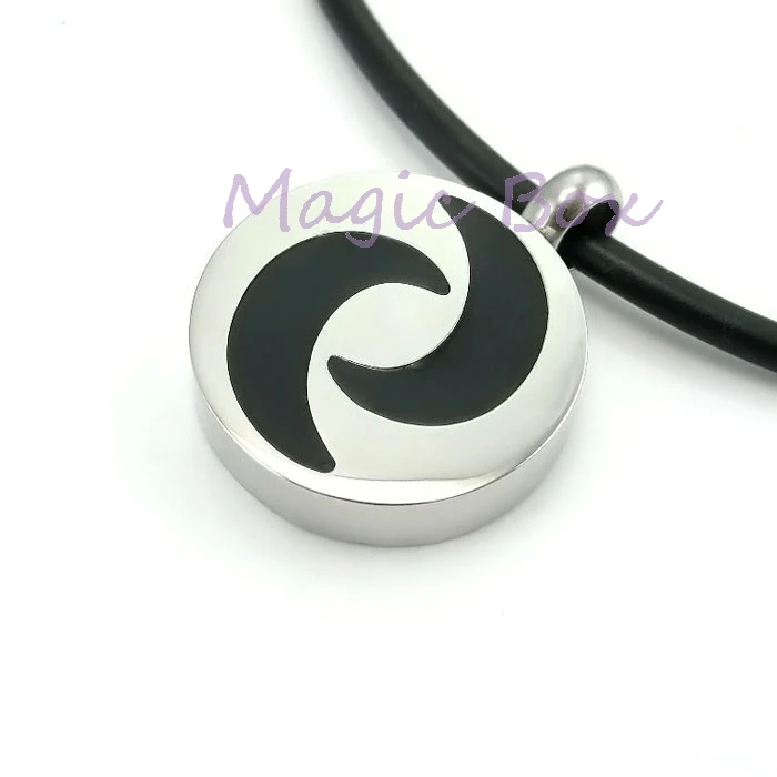 316L Stainless Steel yin yang pendant black enamel pendant necklace with 3.0mm 50cm rubber rope
316L Stainless Steel yin yang pendant black enamel pendant necklace with 3.0mm 50cm rubber rope