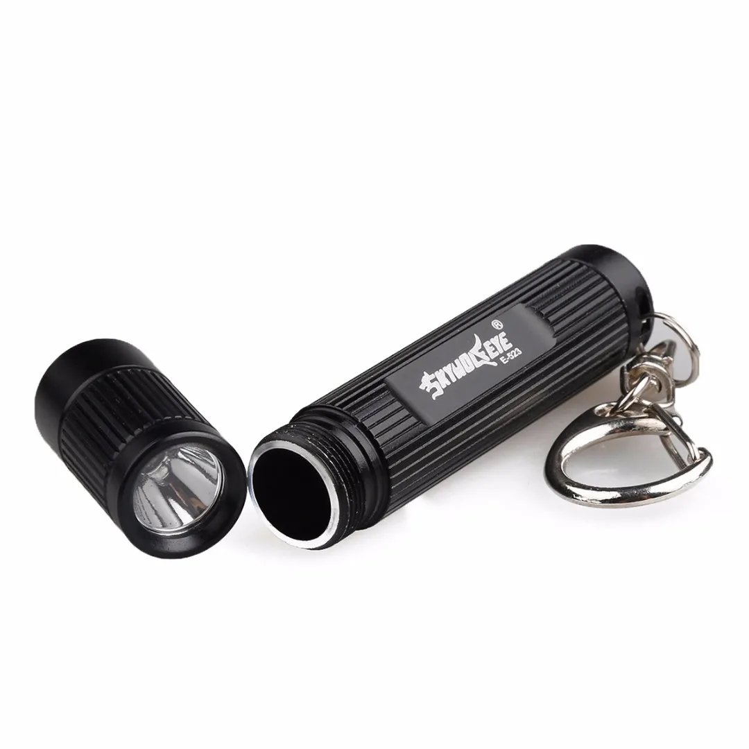 2019 New Black  Mini Super Bright 3000LM LED Flashlight Zoomable Pocket Torch 3 Mode Penlight