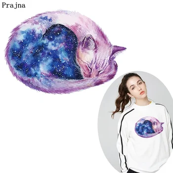 Prajna Starry Sky Cat Patches For Clothing Cartoon Iron Patches For Clothing Stickers A-level Washable Heat Transfer T-shirt DIY
Prajna Starry Sky Cat Patches For Clothing Cartoon Iron Patches For Clothing Stickers A-level Washable Heat Transfer T-shirt DIY