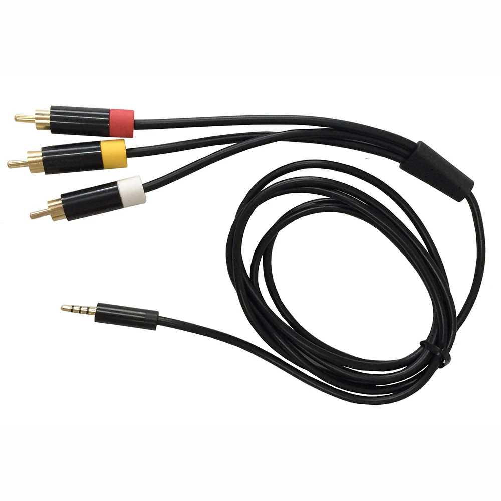 Фото 1 8 м 6 футов AV кабель аудио видео для Microsoft Xbox 360E 360 E консоль 3 5 мм Шнур | Электроника