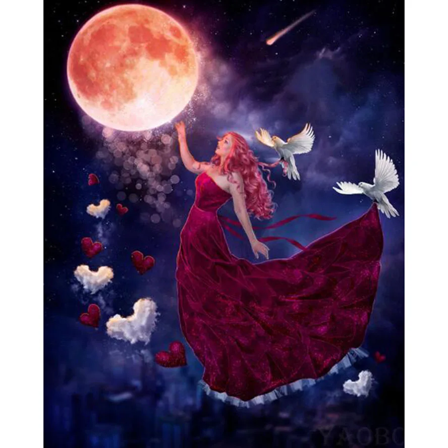 5d diy Diamond Painting Moon girl for Middle-aged women's favorite gift Diamond Embroidery Mosaic Pattern
5d diy Diamond Painting Moon girl for Middle-aged women's favorite gift Diamond Embroidery Mosaic Pattern