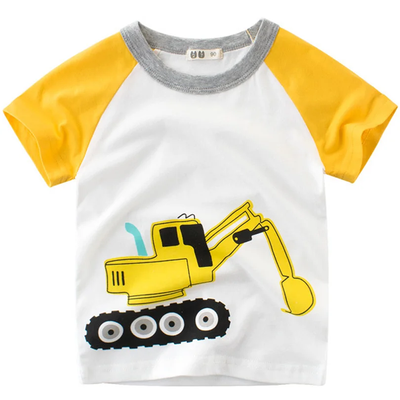 T Shirts for Boys Tshirts Kids Excavator Print Baby Clothes Cotton Boy T-Shirts for Girls Clothing Cartoon Tops
T Shirts for Boys Tshirts Kids Excavator Print Baby Clothes Cotton Boy T-Shirts for Girls Clothing Cartoon Tops