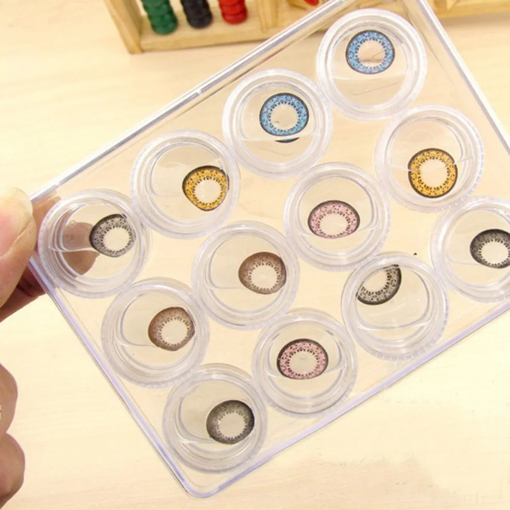 12pcs Lens Transparent Contact Lens Case Container Potable Outdoor Travel Holder Plastic Storage Lens Display Box Hold
12pcs Lens Transparent Contact Lens Case Container Potable Outdoor Travel Holder Plastic Storage Lens Display Box Hold