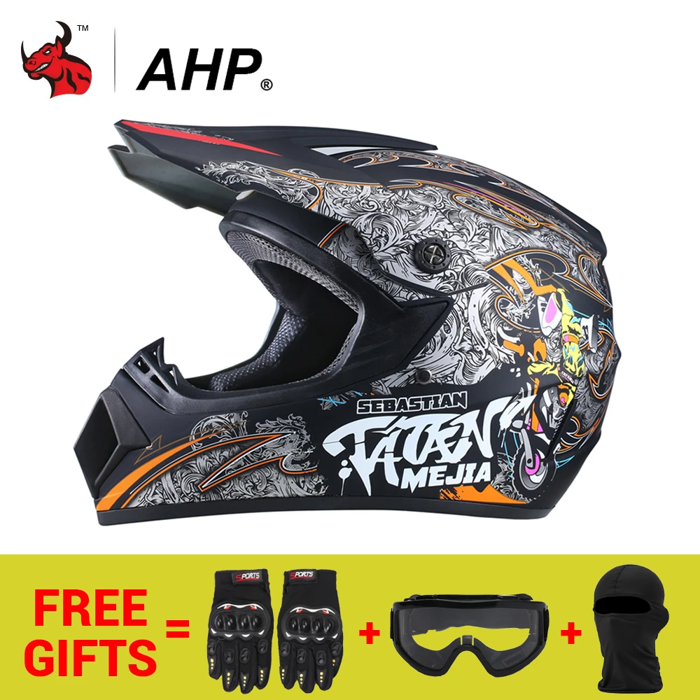 AHP Motocross Helmet Racing Off Road ATV Dirt Bike Downhill Helmets Motorbike Face Face Motorcycle Helmet Casco Moto Helmet
AHP Motocross Helmet Racing Off Road ATV Dirt Bike Downhill Helmets Motorbike Face Face Motorcycle Helmet Casco Moto Helmet