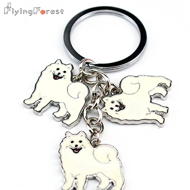 Keychains Hot Samoyed Animal Dogs Keychain Silver Pendant Charm Handmade Gifts For Pet Lovers Dog Jewelry Woman Key Ring Holder
Keychains Hot Samoyed Animal Dogs Keychain Silver Pendant Charm Handmade Gifts For Pet Lovers Dog Jewelry Woman Key Ring Holder