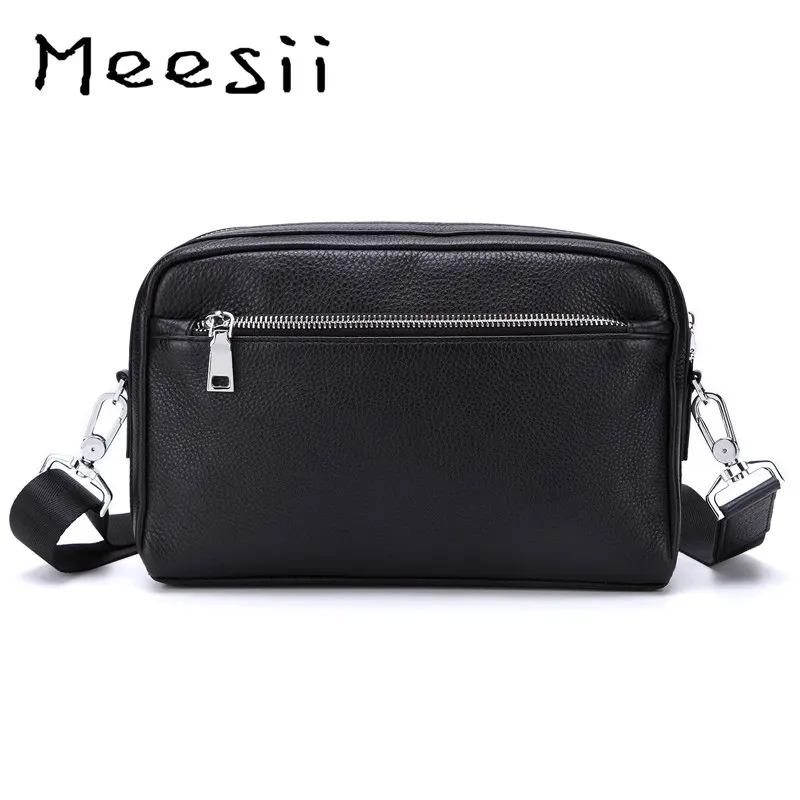 Meesii Men Genuine Leather Messenger Bag Soft Small Travel Bag Male Zipper Casual Crossbody Bags Business Handbag Clutches Bag
Meesii Men Genuine Leather Messenger Bag Soft Small Travel Bag Male Zipper Casual Crossbody Bags Business Handbag Clutches Bag