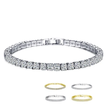 White/Yellow Gold Color Link Round Cut AAA+ Crystals Stones Tennis Bracelets for Womens Jewelry pulseras mujer accessoires
White/Yellow Gold Color Link Round Cut AAA+ Crystals Stones Tennis Bracelets for Womens Jewelry pulseras mujer accessoires