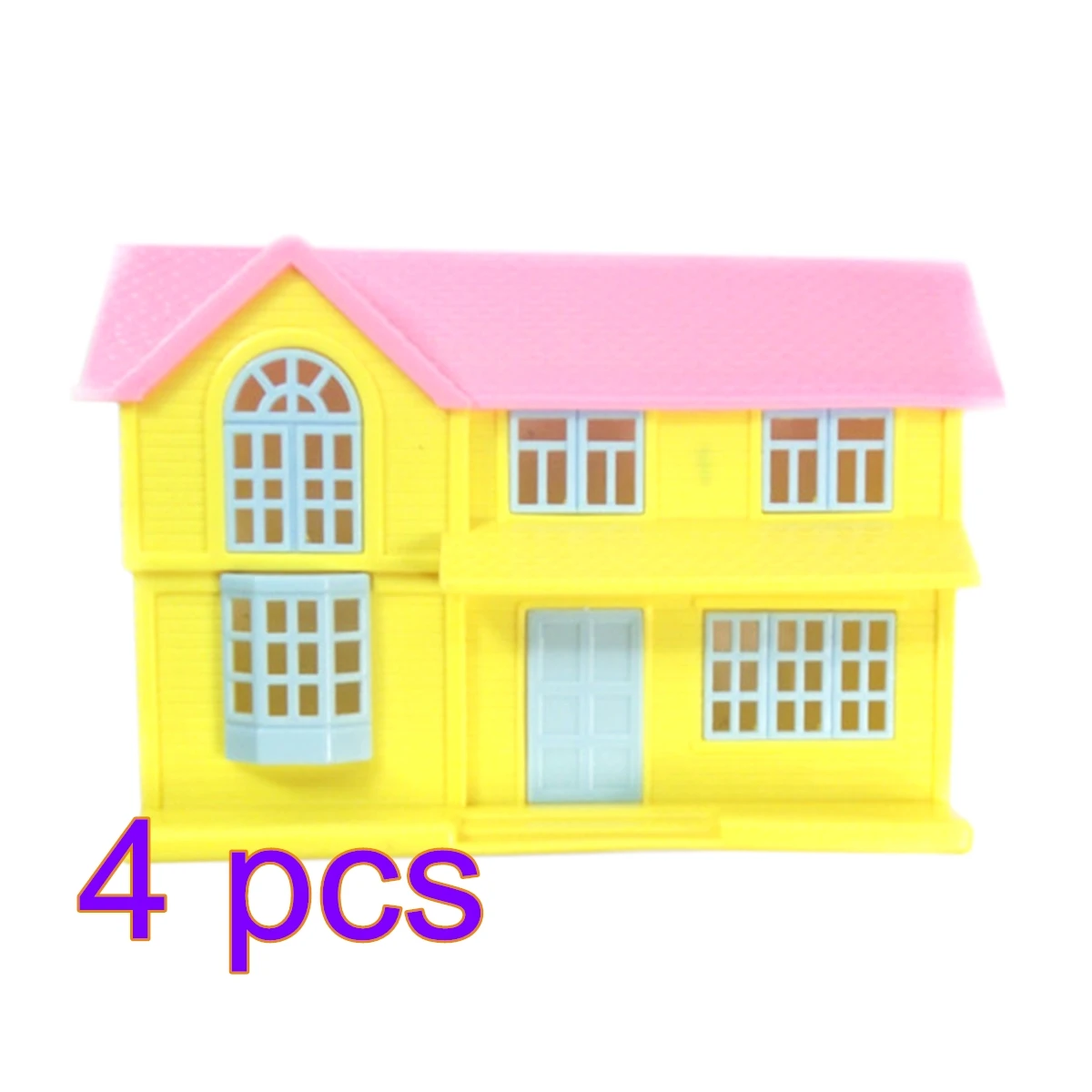 4pcs Kit 1:50 - 1:87 HO Scale 16.2cm Plastic Dual Layers Train Diorama House Villa Architectural Model for DIY Sand Table
4pcs Kit 1:50 - 1:87 HO Scale 16.2cm Plastic Dual Layers Train Diorama House Villa Architectural Model for DIY Sand Table