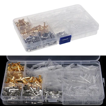 100Pcs Dia 3.9mm Motorcycle Brass Bullet Connectors Male / Female Wire Terminals With Insulation Covers For Car RV Boat
100Pcs Dia 3.9mm Motorcycle Brass Bullet Connectors Male / Female Wire Terminals With Insulation Covers For Car RV Boat