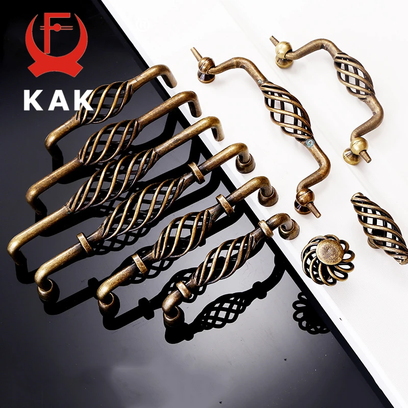 KAK Vintage Antique Bronze Cabinet Handles Hollow Out Birdcage Handles Drawer Knobs Wardrobe Door Handles Furniture Handle
KAK Vintage Antique Bronze Cabinet Handles Hollow Out Birdcage Handles Drawer Knobs Wardrobe Door Handles Furniture Handle