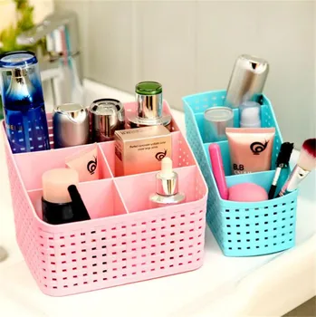 Storage Box Multi-grid Plastic Box Creative Desktop Cosmetic Case Remote Control Holder Small Objects Container Makeup Organizer
Storage Box Multi-grid Plastic Box Creative Desktop Cosmetic Case Remote Control Holder Small Objects Container Makeup Organizer