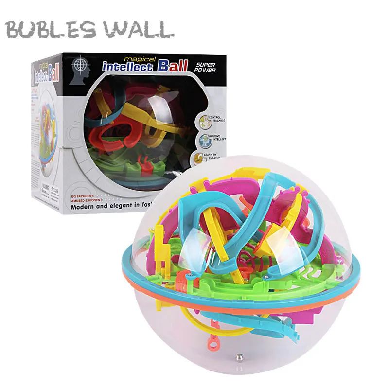 138 Steps 3D Labyrinth Magic Rolling Globe Ball Marble Puzzle Cubes Brain Teaser Game Sphere Maze Educational Toy Game
138 Steps 3D Labyrinth Magic Rolling Globe Ball Marble Puzzle Cubes Brain Teaser Game Sphere Maze Educational Toy Game