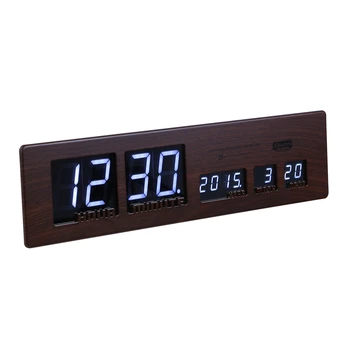 Aluminum alloy led calendar wall clock 5 stalls Light and dark adjustment Multi-screen display Modern electronic digital clock
Aluminum alloy led calendar wall clock 5 stalls Light and dark adjustment Multi-screen display Modern electronic digital clock
