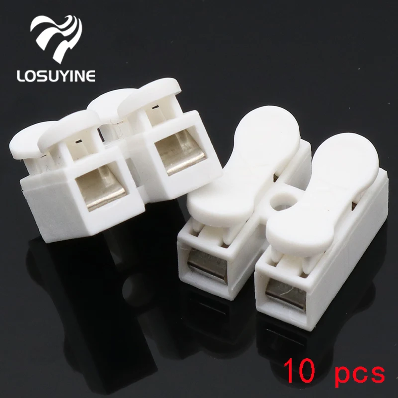 10x 2p Spring Connector wire with no welding no screws Quick Connector cable clamp Terminal Block 2 Way Easy Fit for led strip
10x 2p Spring Connector wire with no welding no screws Quick Connector cable clamp Terminal Block 2 Way Easy Fit for led strip