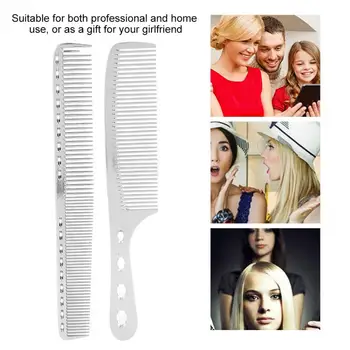 2Pcs/Set Hair Comb Space Aluminum Stainless Steel Anti-static Sparse Haircut Comb Beauty Tool
2Pcs/Set Hair Comb Space Aluminum Stainless Steel Anti-static Sparse Haircut Comb Beauty Tool
