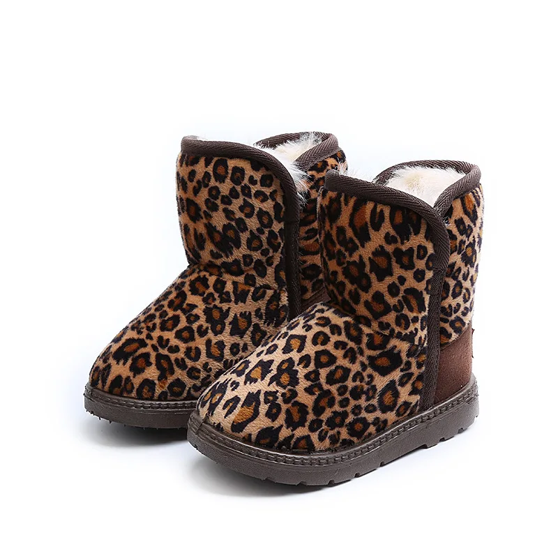 Thick Warm Leopard Girls Shoes Plush Insole Children Boys Snow Boots Kids Shoes Winter Children Girls Boots Infant Shoes
Thick Warm Leopard Girls Shoes Plush Insole Children Boys Snow Boots Kids Shoes Winter Children Girls Boots Infant Shoes