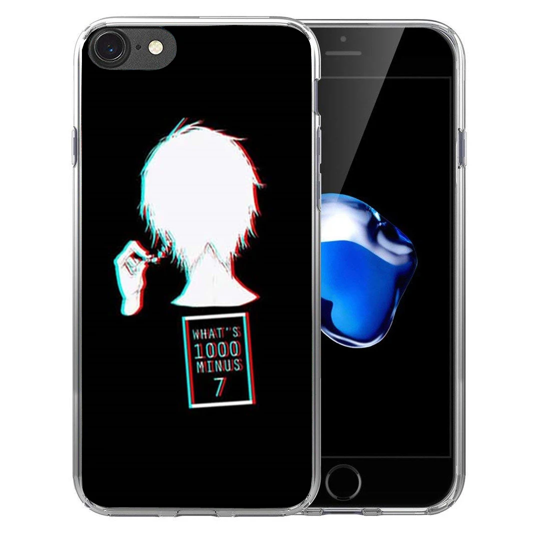 For iPhone X 8 7 7Plus 6 6S Plus 5 5S SE Soft Silicone TPU Protective anime Tokyo Ghoul Japan Clear Coque cover |
