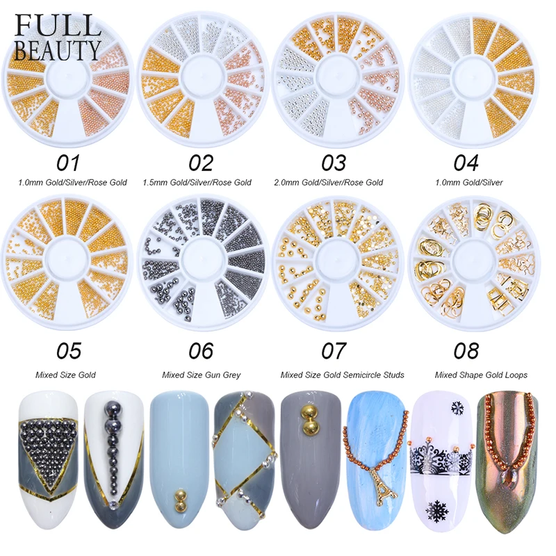Full Beauty 1 Wheel Mini Steel Beads Mixed Size DIY Nail Art Decoration Rose Gold Silver 3D Caviar Metal Loops Jewelry CH662
Full Beauty 1 Wheel Mini Steel Beads Mixed Size DIY Nail Art Decoration Rose Gold Silver 3D Caviar Metal Loops Jewelry CH662